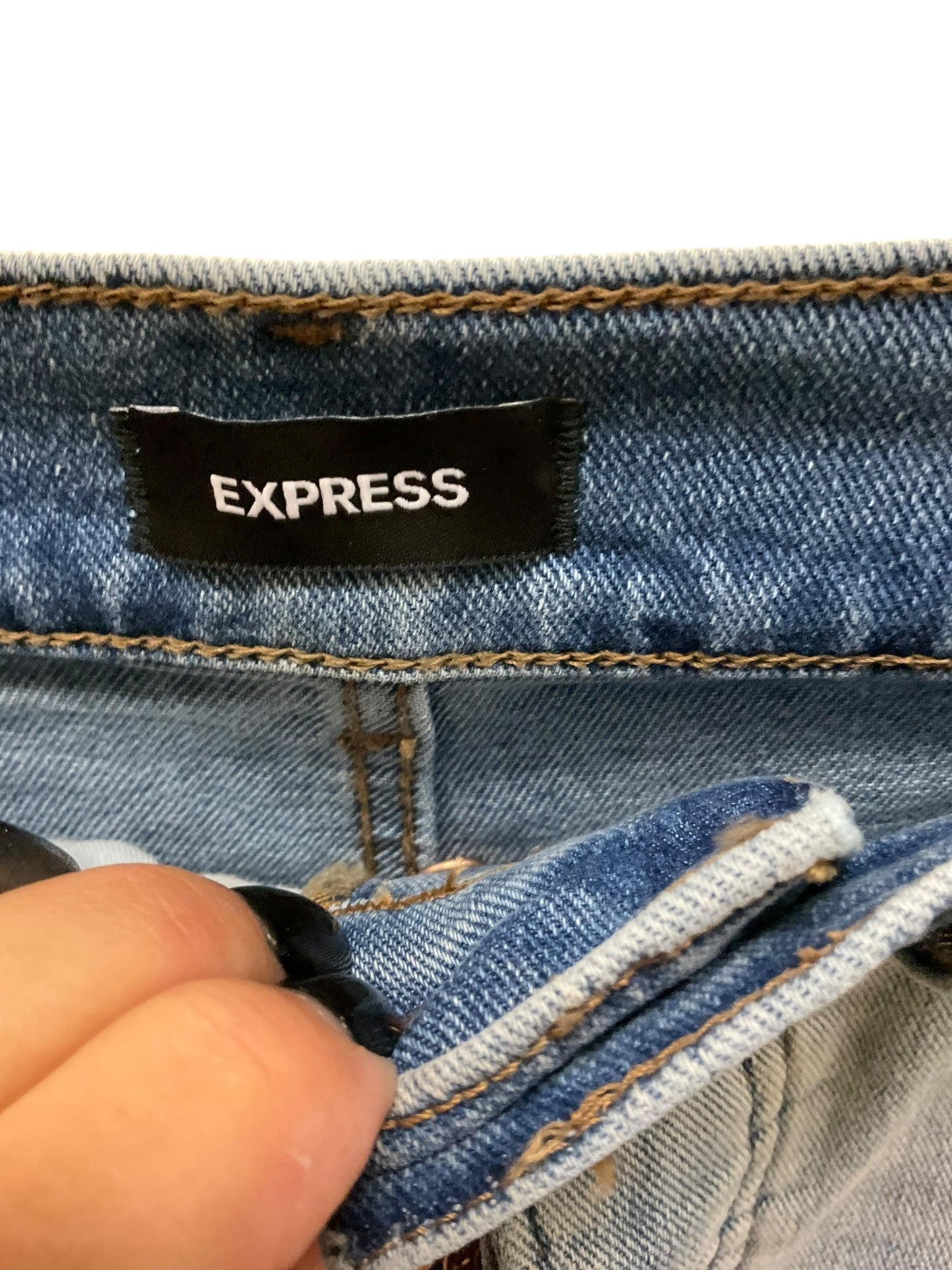 Jeans Straight By Express In Denim, Size: 0