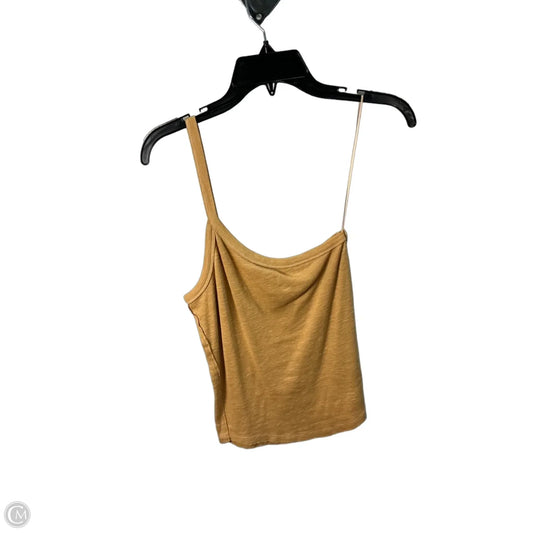 Top Sleeveless By Free People In Yellow, Size: S