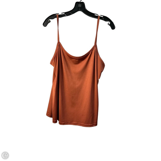 Top Sleeveless Basic By Ashley Stewart In Orange, Size: 18