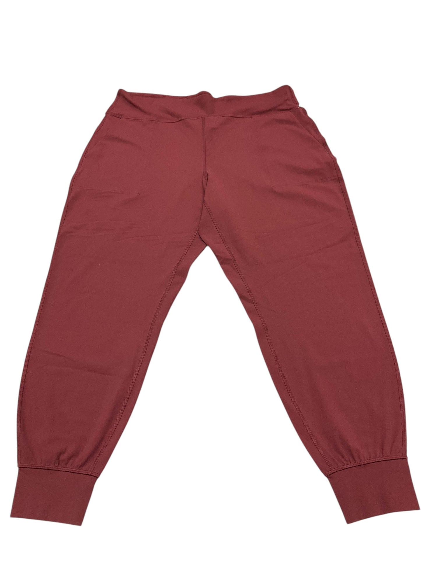 Athletic Pants By Lululemon In Maroon, Size: 18