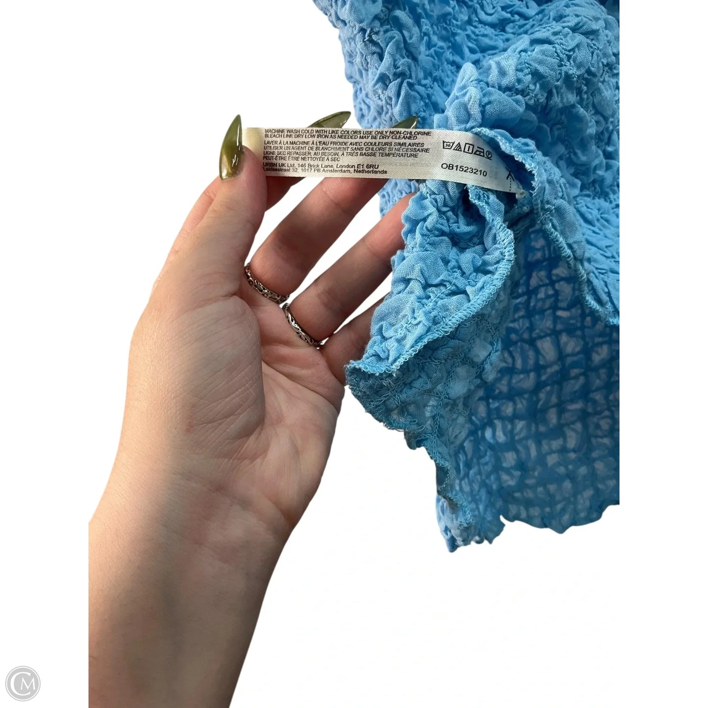 Top Sleeveless By Free People In Blue, Size: L