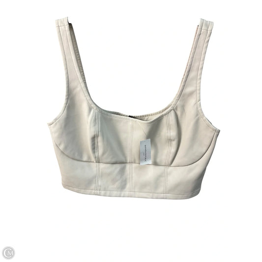 Top Sleeveless By Banana Republic In Cream, Size: S