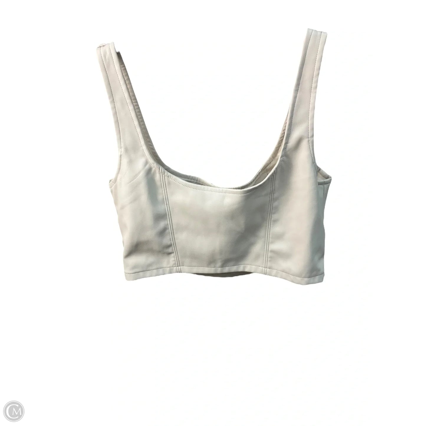 Top Sleeveless By Banana Republic In Cream, Size: S