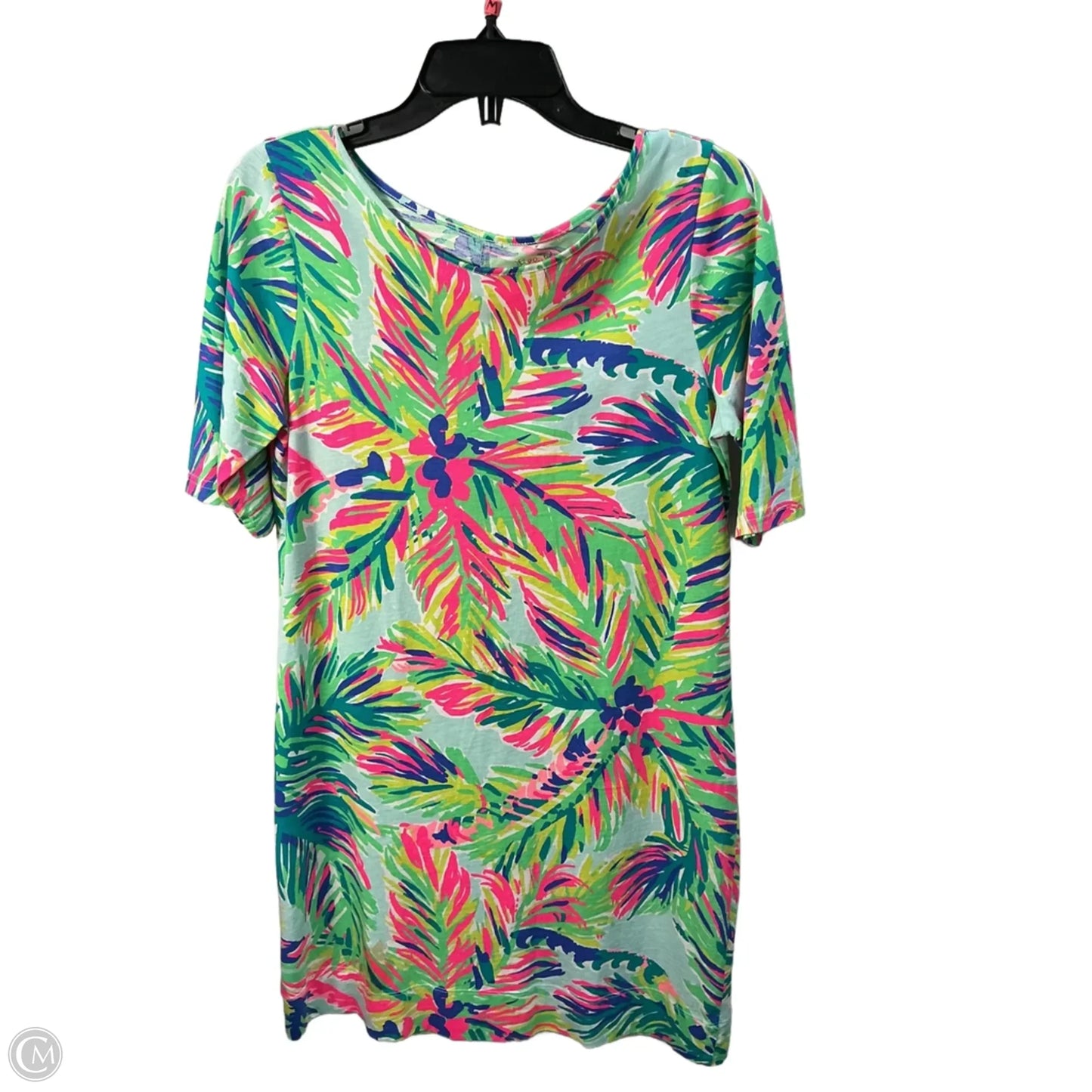 Dress Designer By Lilly Pulitzer In Tropical Print, Size: M