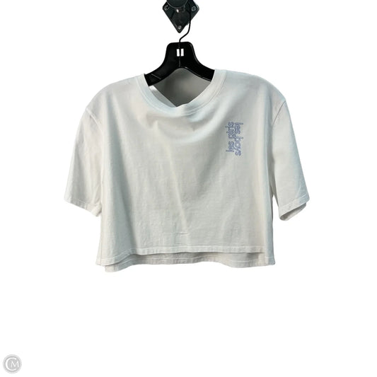 Top Short Sleeve Designer By Neiman Marcus In White, Size: S