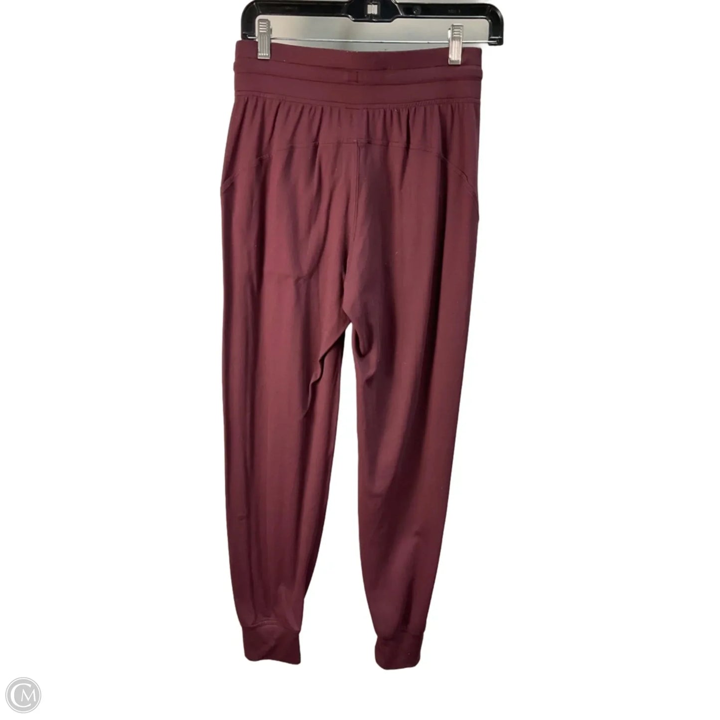 Athletic Pants By Lululemon In Maroon, Size: S