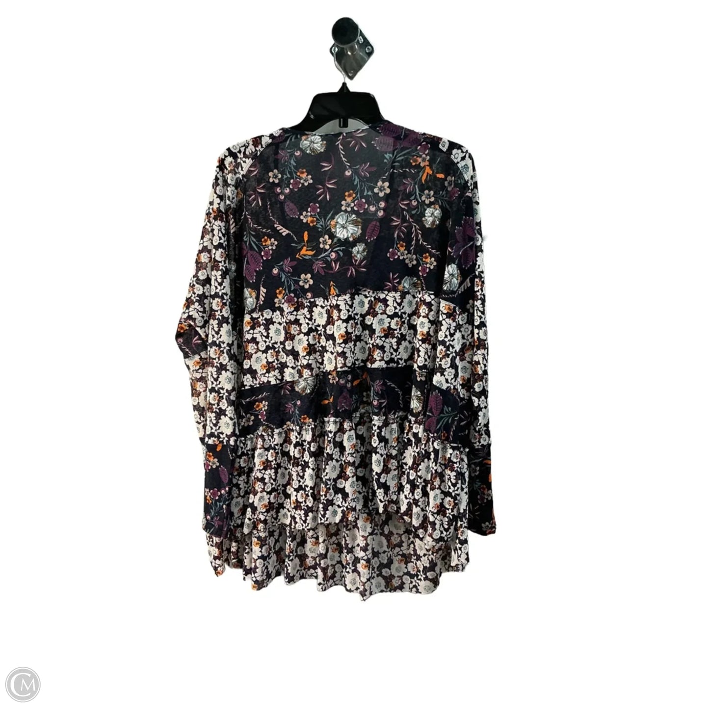 Top Long Sleeve By Free People In Purple, Size: M