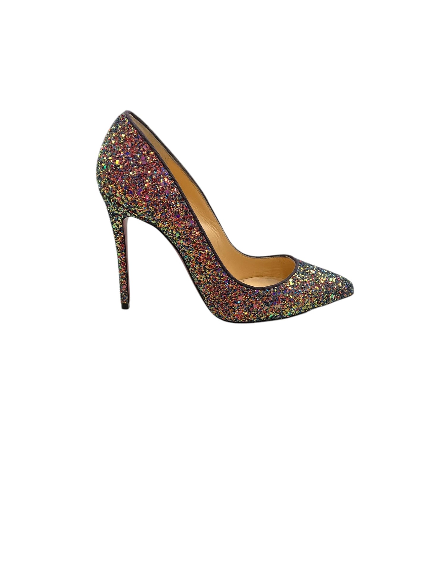 Shoes Luxury Designer By Christian Louboutin In Multi-colored, Size: 6