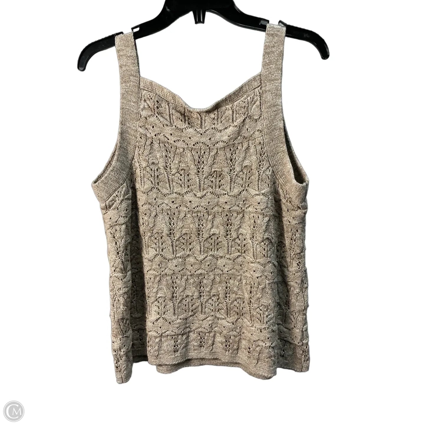 Top Sleeveless By J. Jill In Brown, Size: M