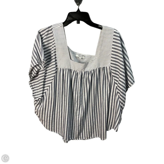 Top Short Sleeve By Madewell In Grey, Size: 22