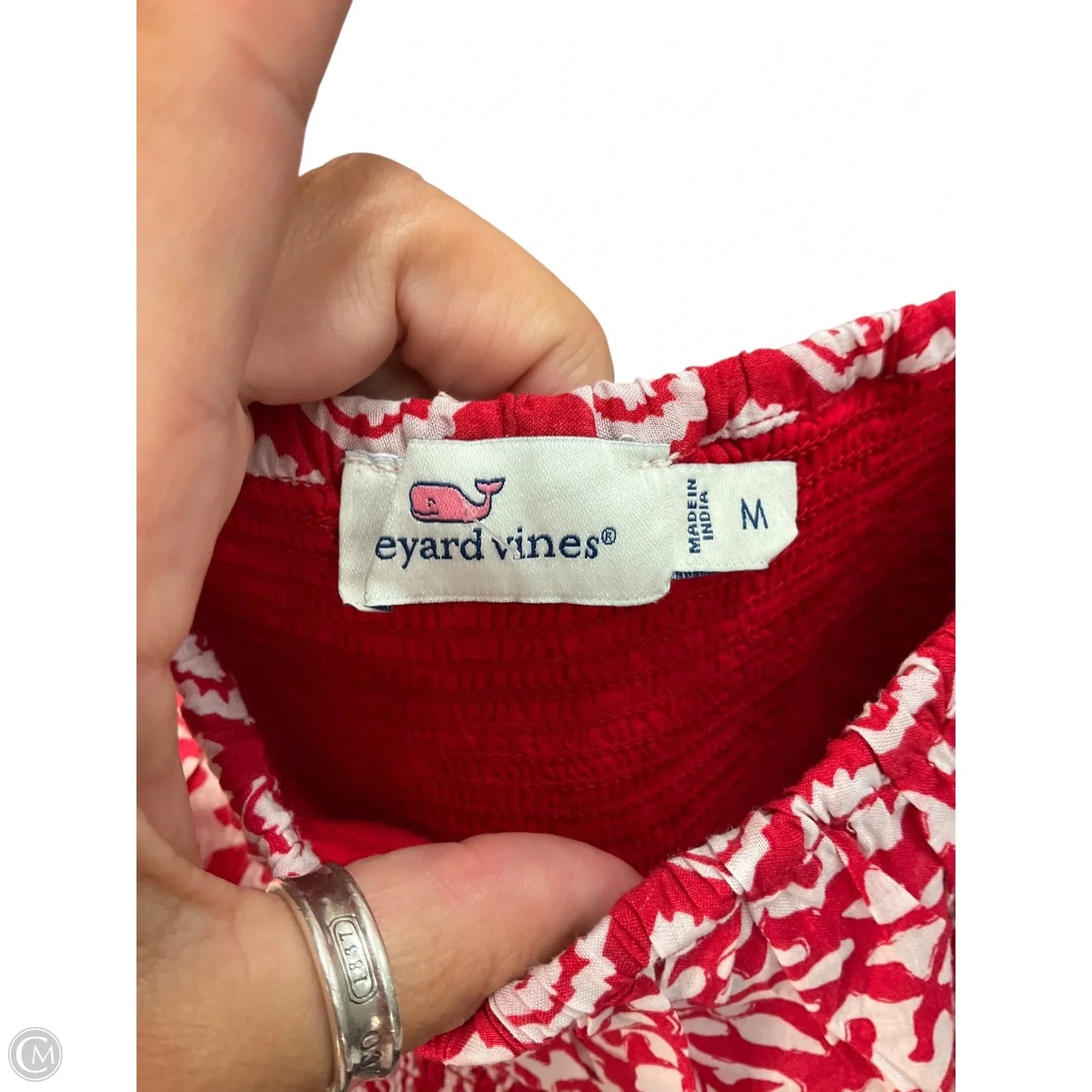 Dress Casual Maxi By Vineyard Vines In Red, Size: M