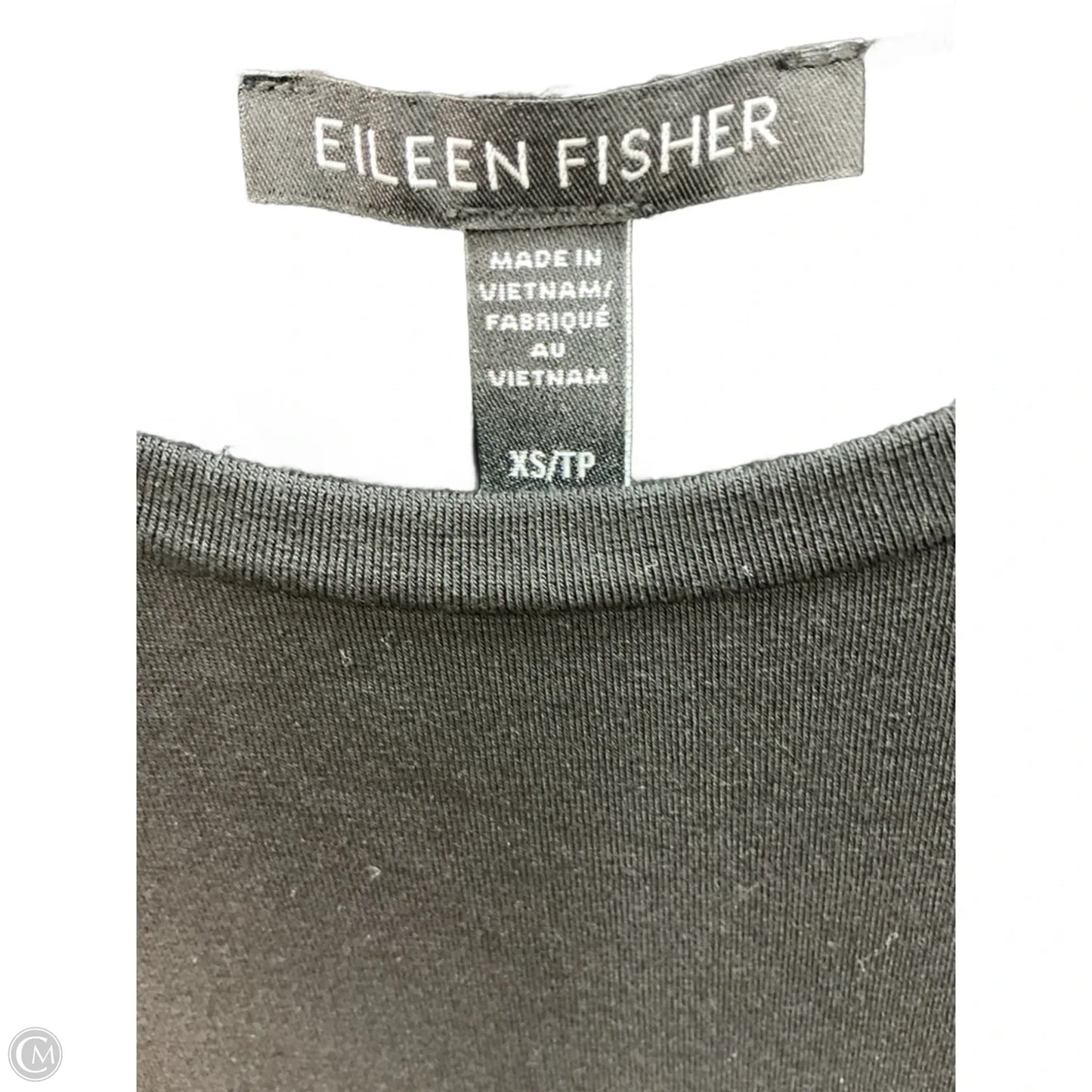 Top Long Sleeve By Eileen Fisher In Black, Size: Xs