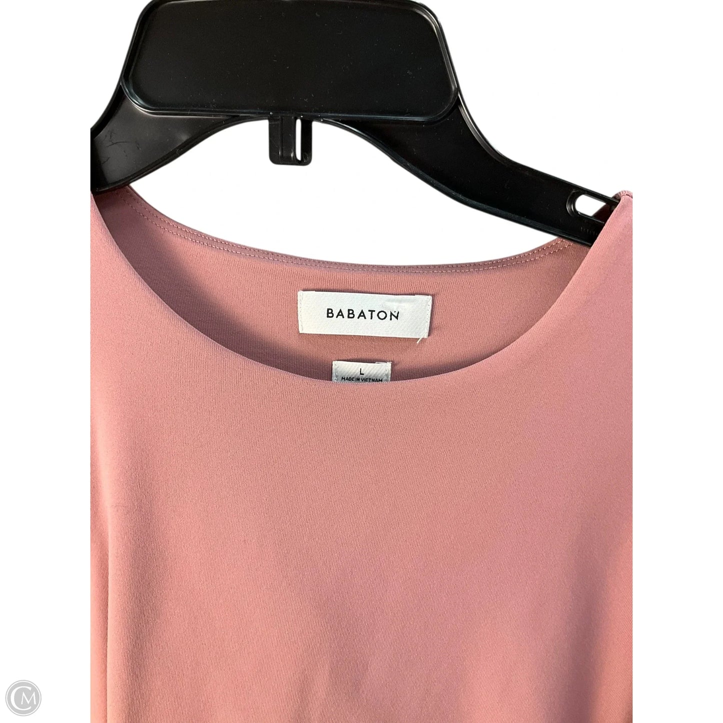 Top Long Sleeve By Babaton In Pink, Size: L