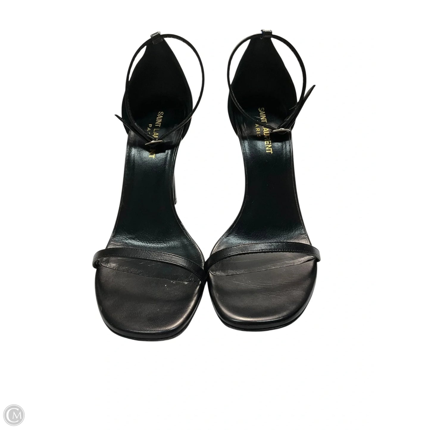 Shoes Luxury Designer By Yves Saint Laurent In Black, Size: 9