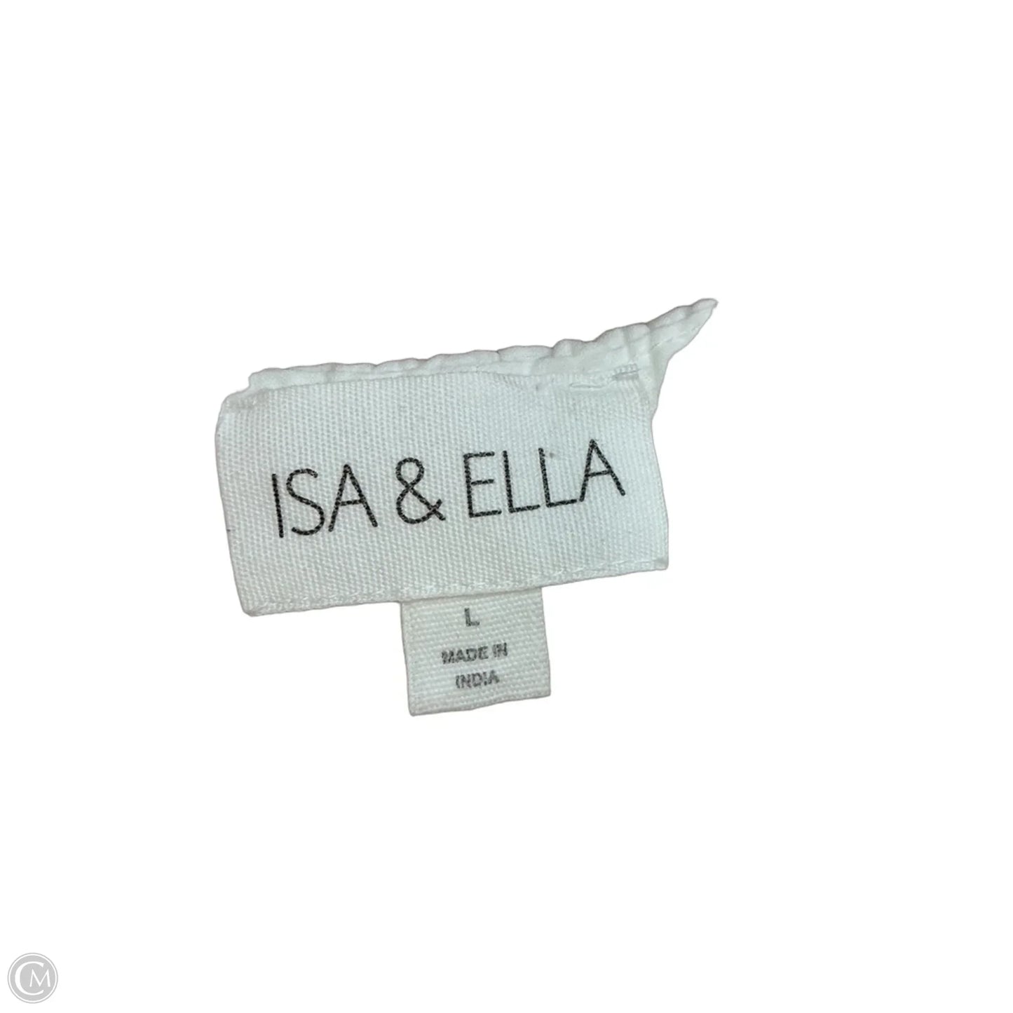 Top Sleeveless By Cmc In White, Size: L