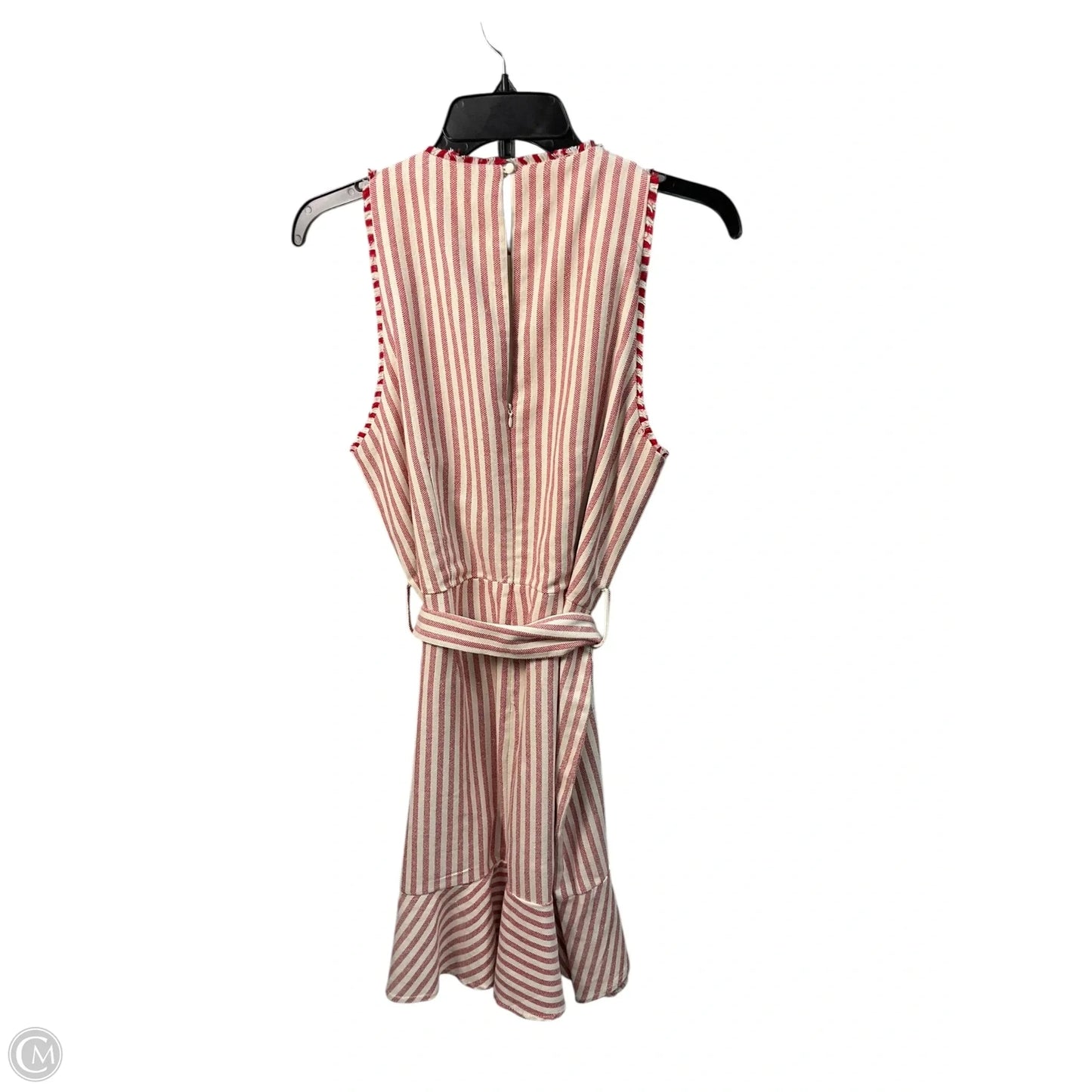Dress Casual Midi By Lucy Paris In Striped Pattern, Size: L