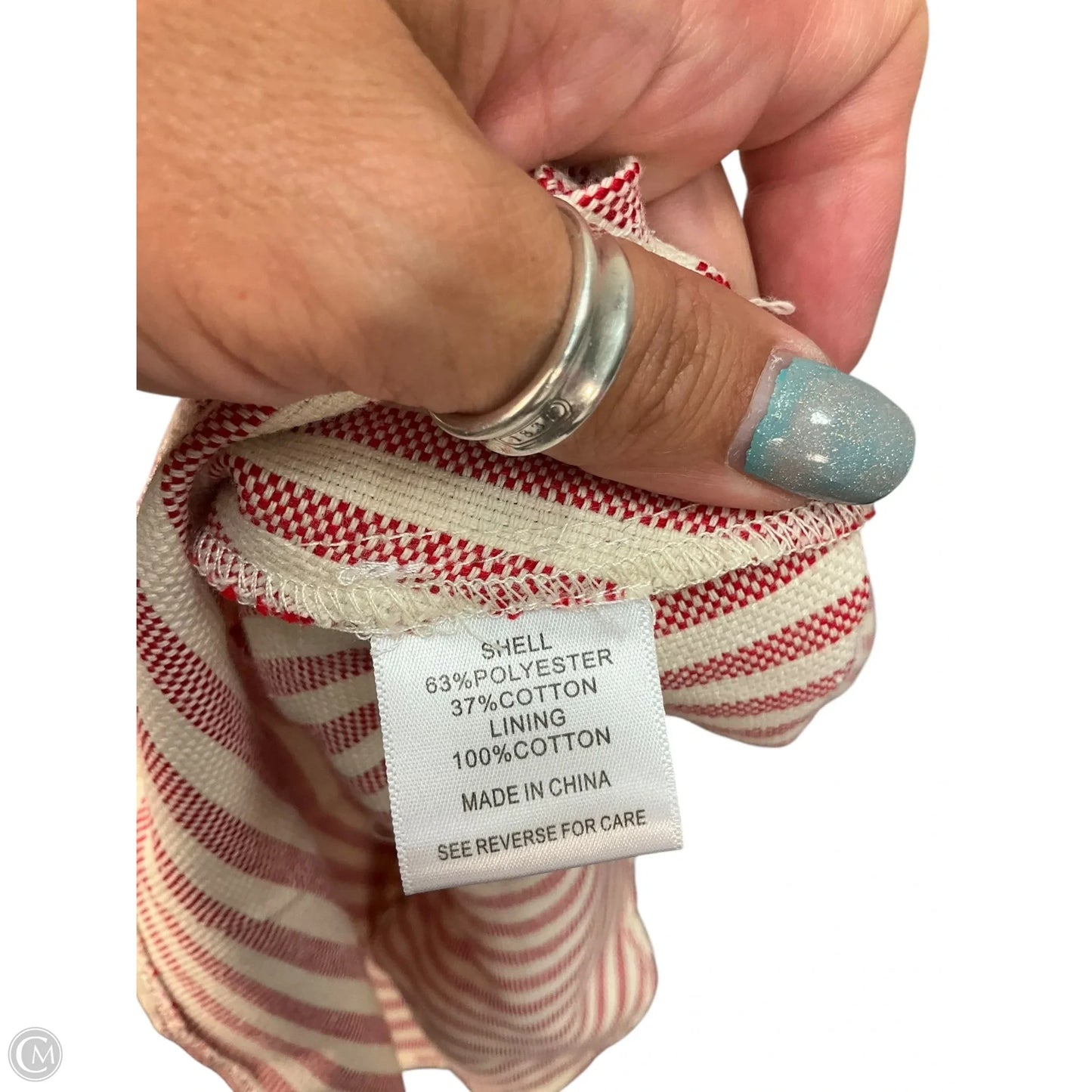 Dress Casual Midi By Lucy Paris In Striped Pattern, Size: L