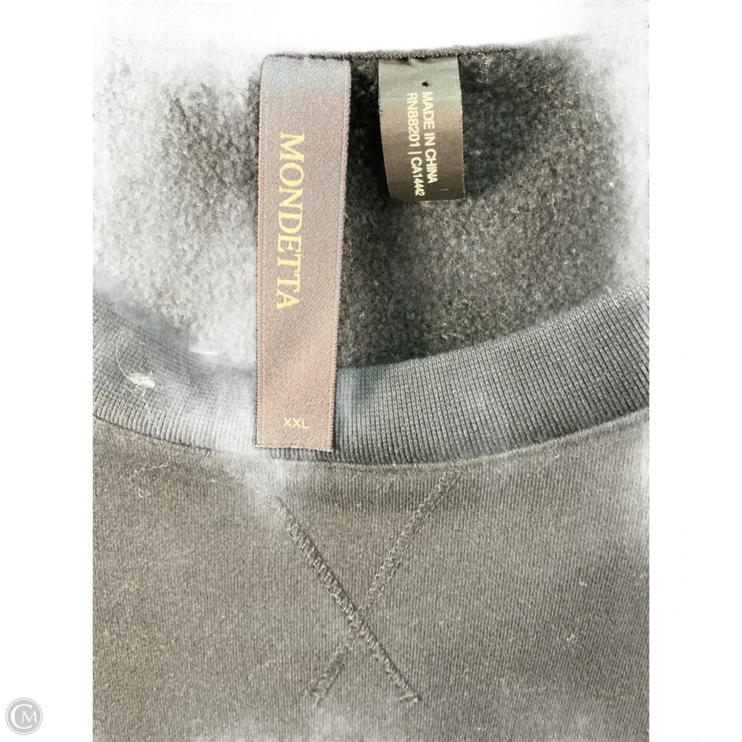 Athletic Sweatshirt Crewneck By Mondetta In Black, Size: 18