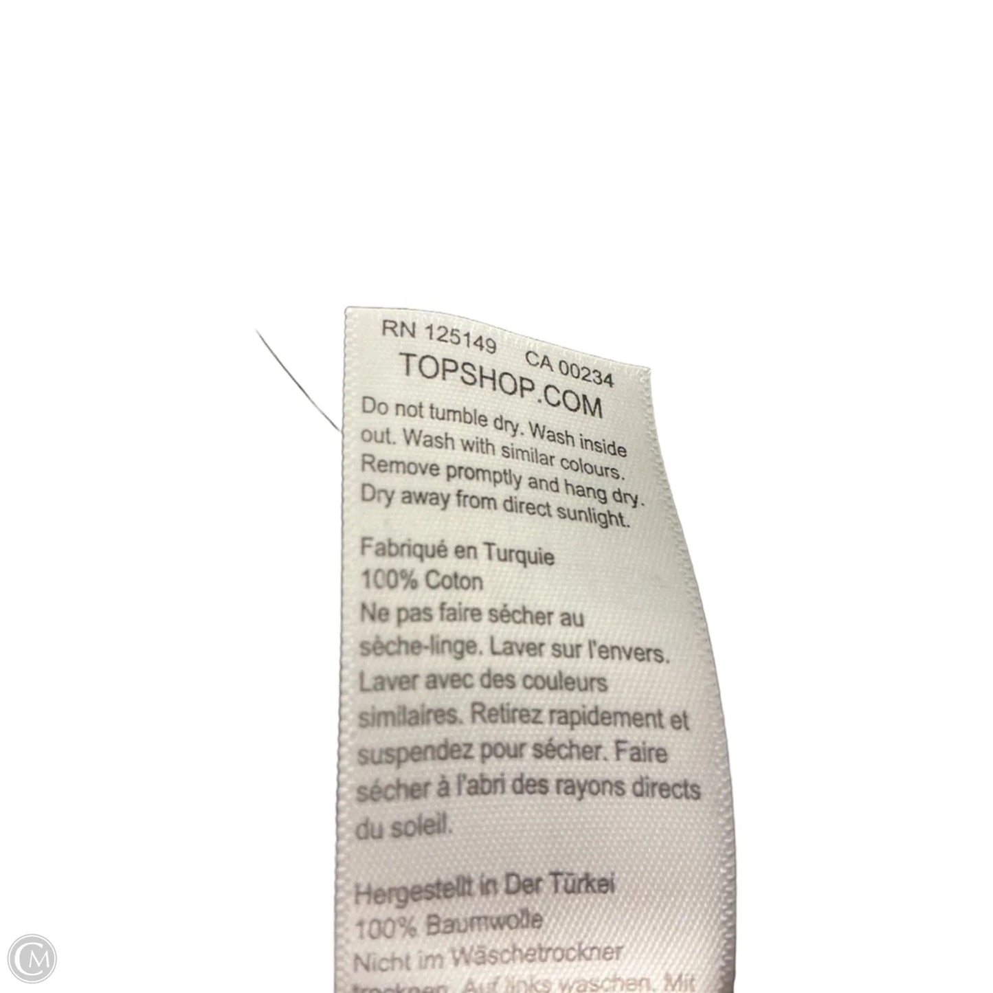 Jacket Other By Topshop In Green, Size: Xs