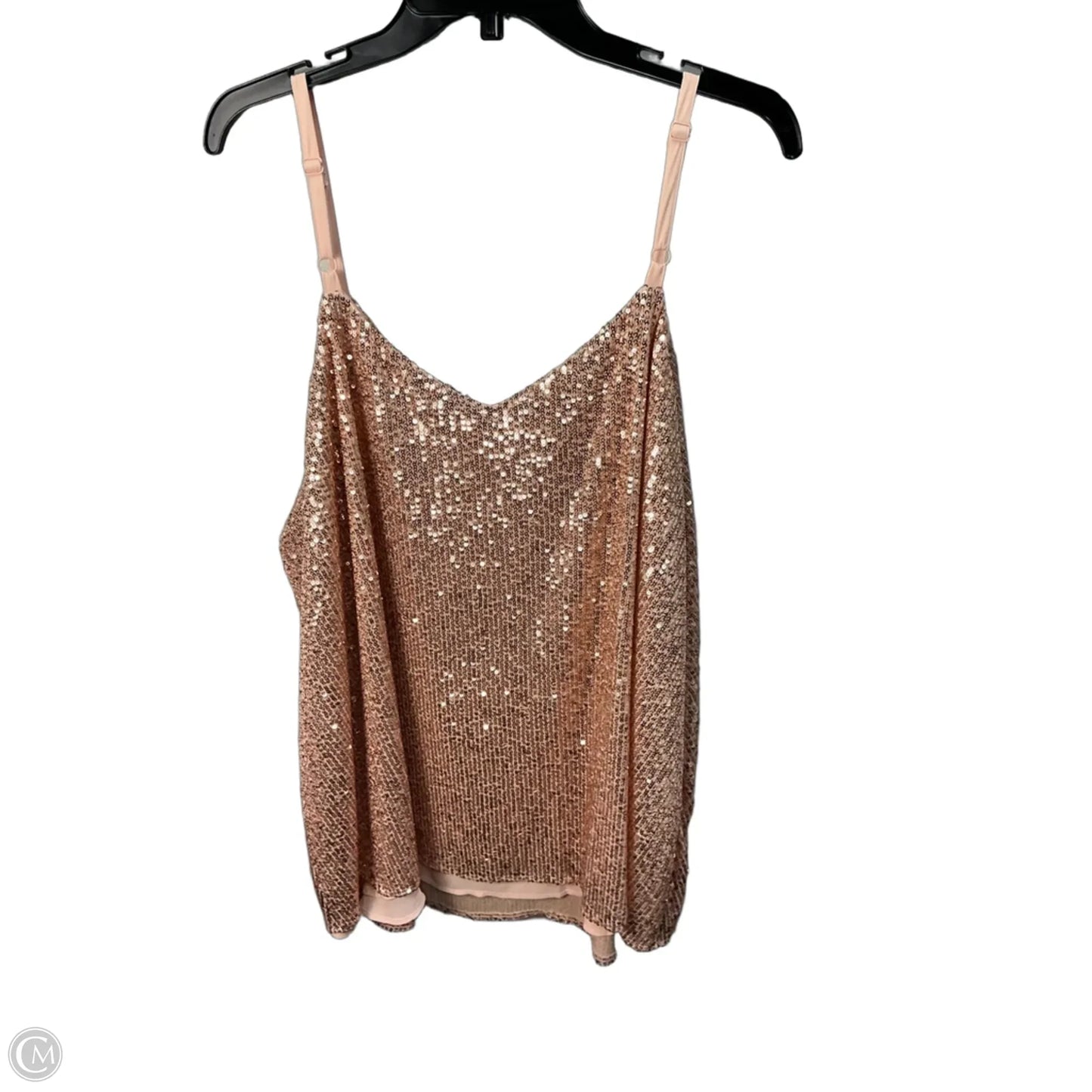 Top Sleeveless By Torrid In Peach, Size: 18