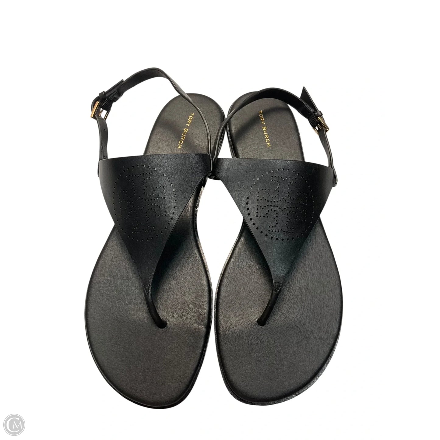 Sandals Designer By Tory Burch In Black, Size: 10