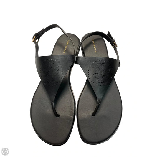 Sandals Designer By Tory Burch In Black, Size: 10