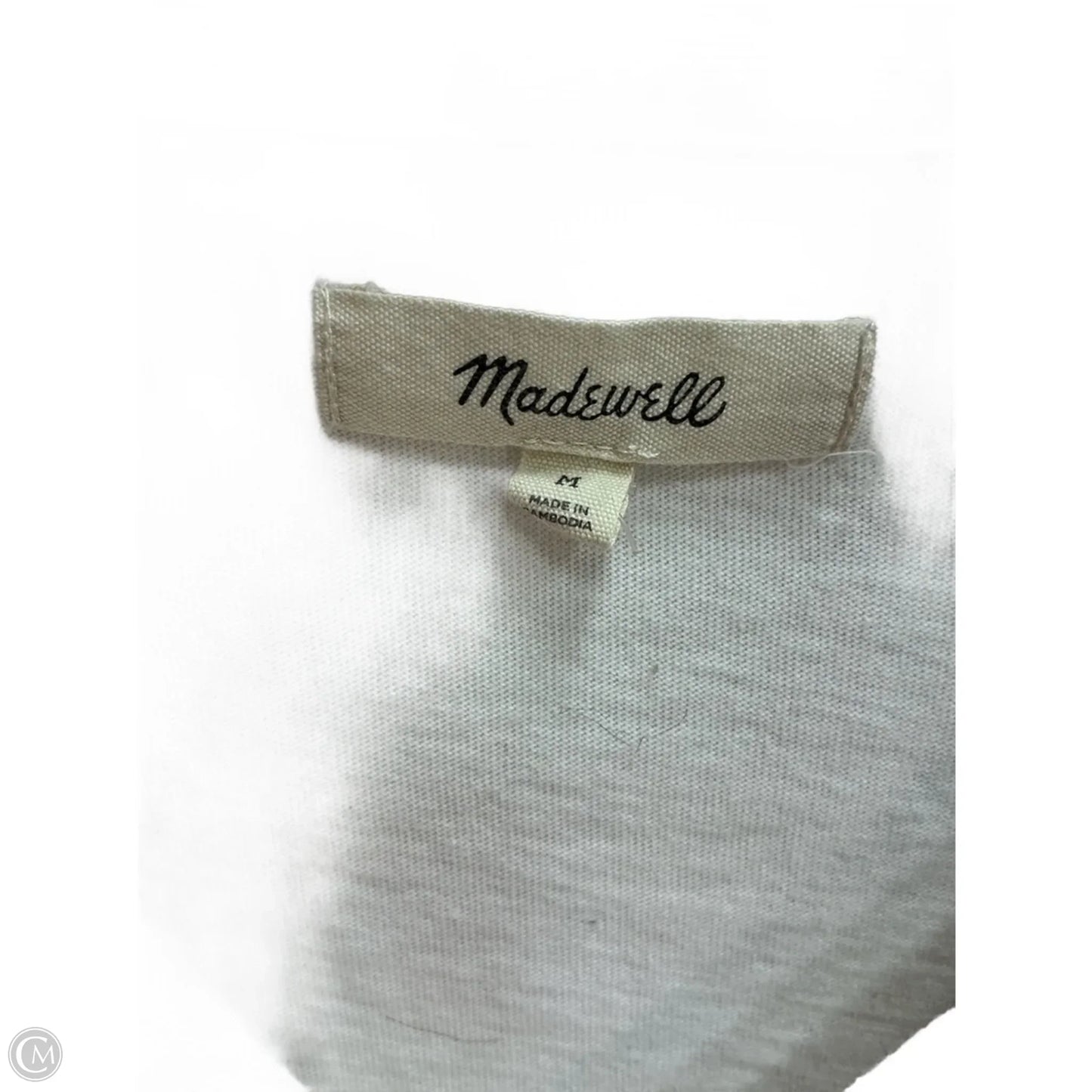 Top Sleeveless By Madewell In White, Size: M