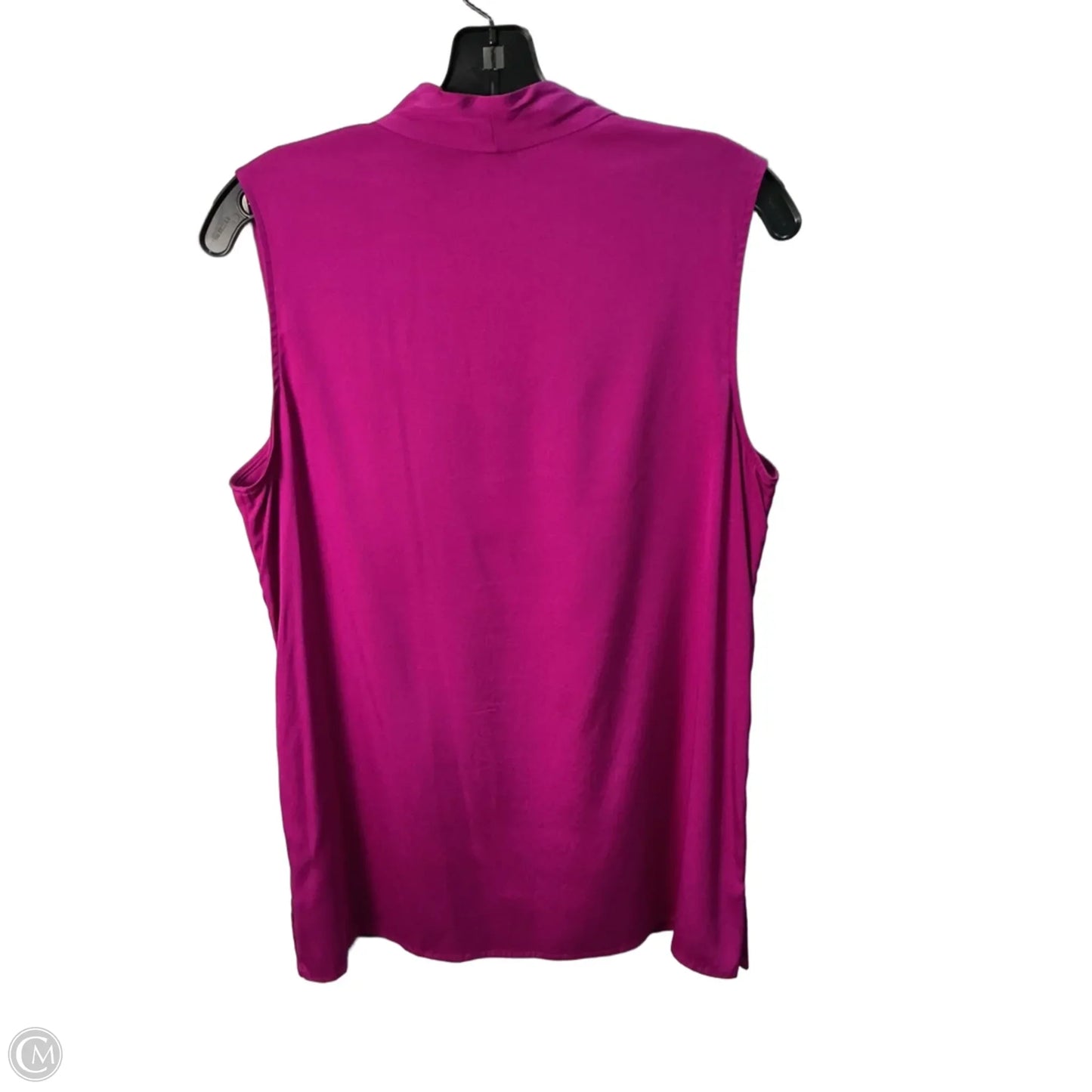 Top Sleeveless By Theory In Pink, Size: L