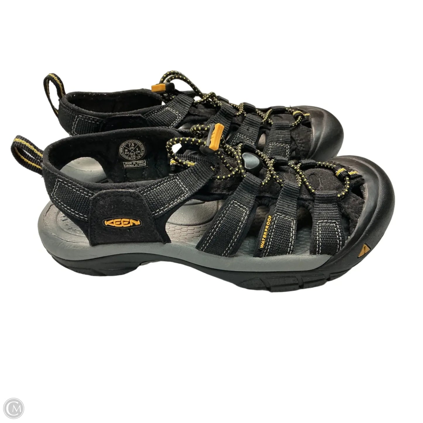Sandals Sport By Keen In Black & Grey, Size: 8