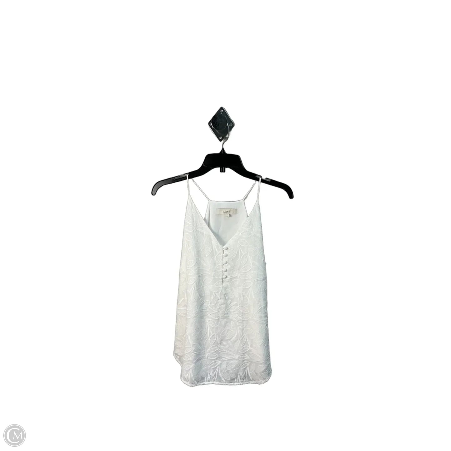 Top Sleeveless By Loft In White, Size: Xs