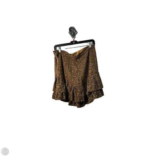 Skirt Mini & Short By Ted Baker In Brown, Size: M