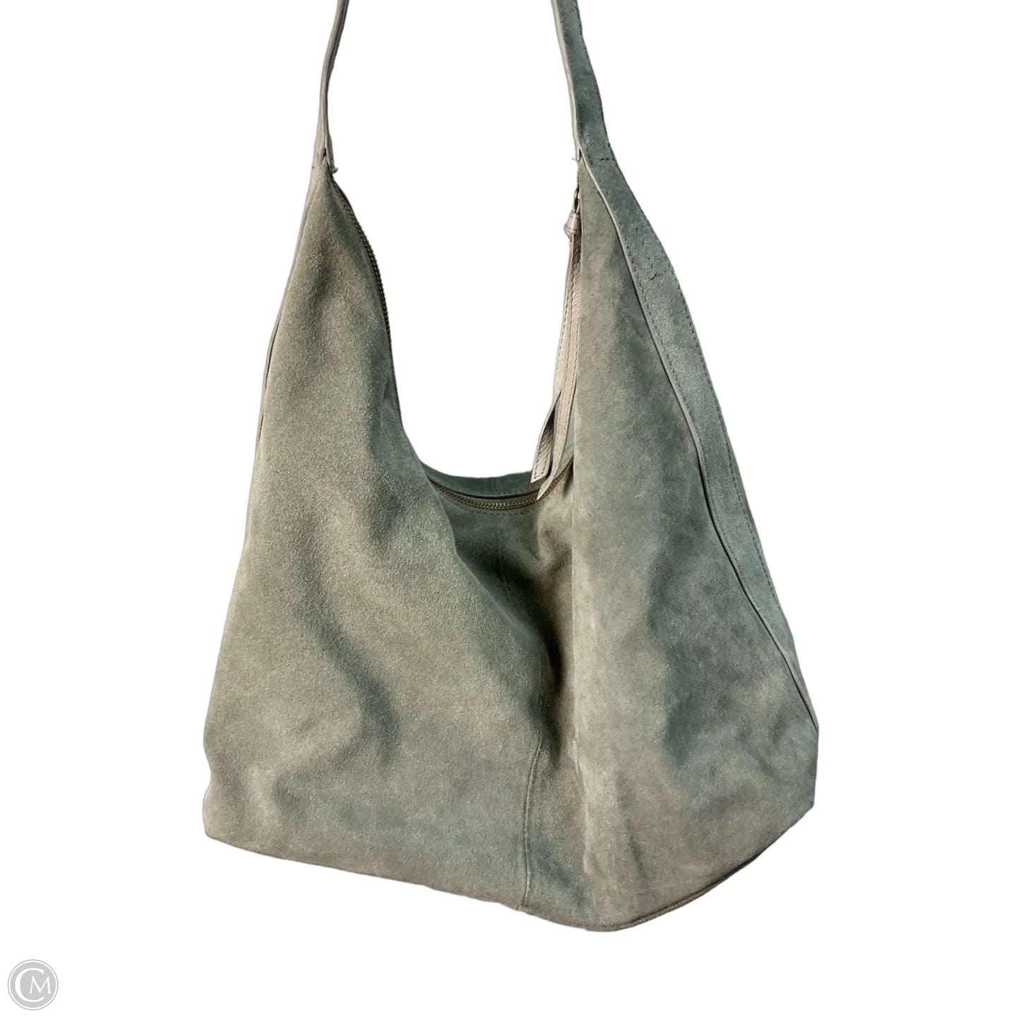 Handbag Leather By Margot, Size: Medium