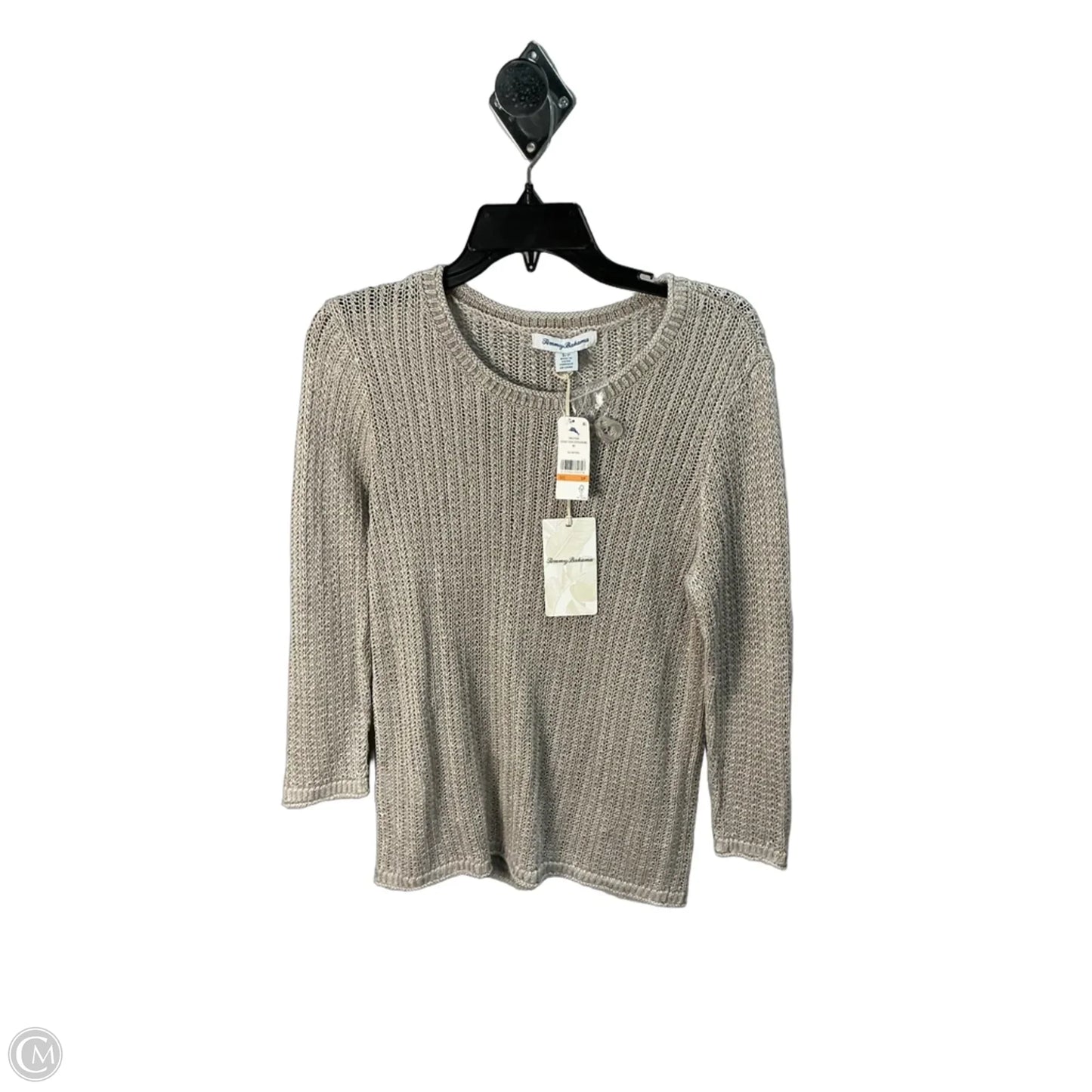 Top Long Sleeve By Tommy Bahama In Cream, Size: S