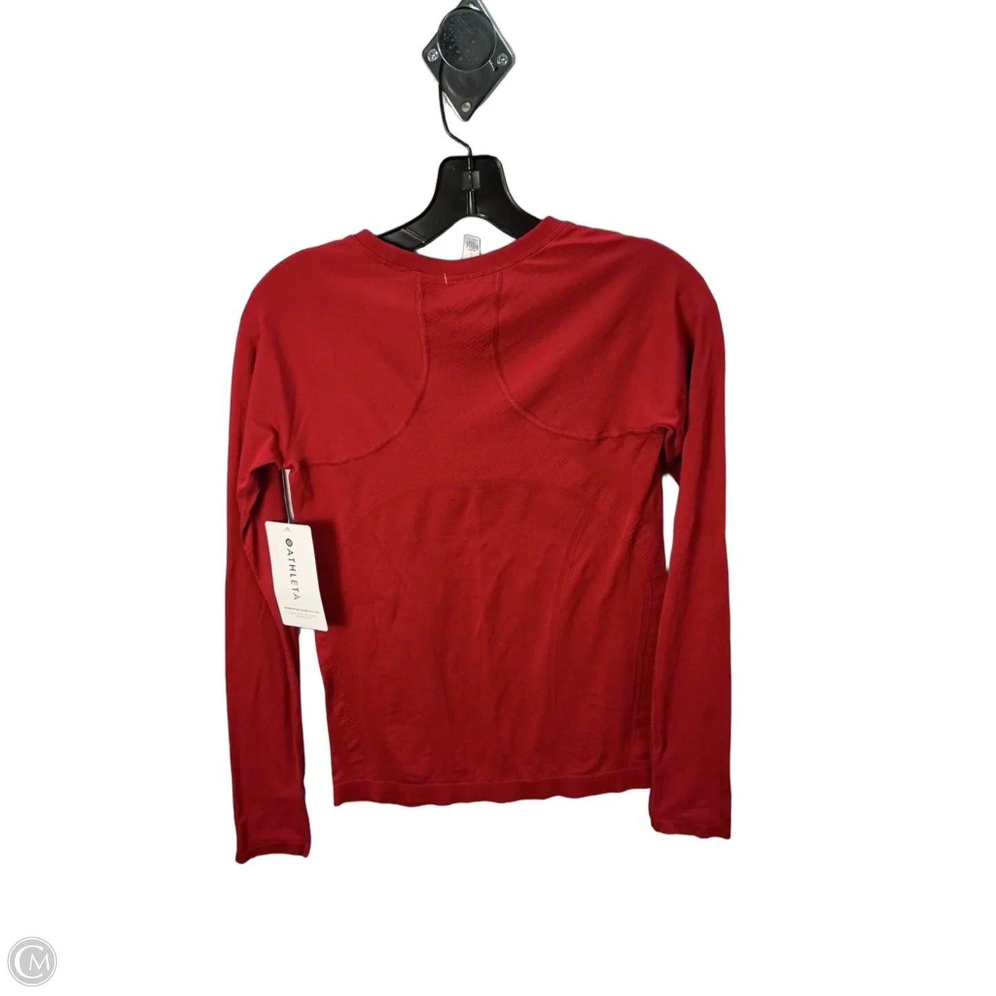Athletic Top Long Sleeve Crewneck By Athleta In Red, Size: S