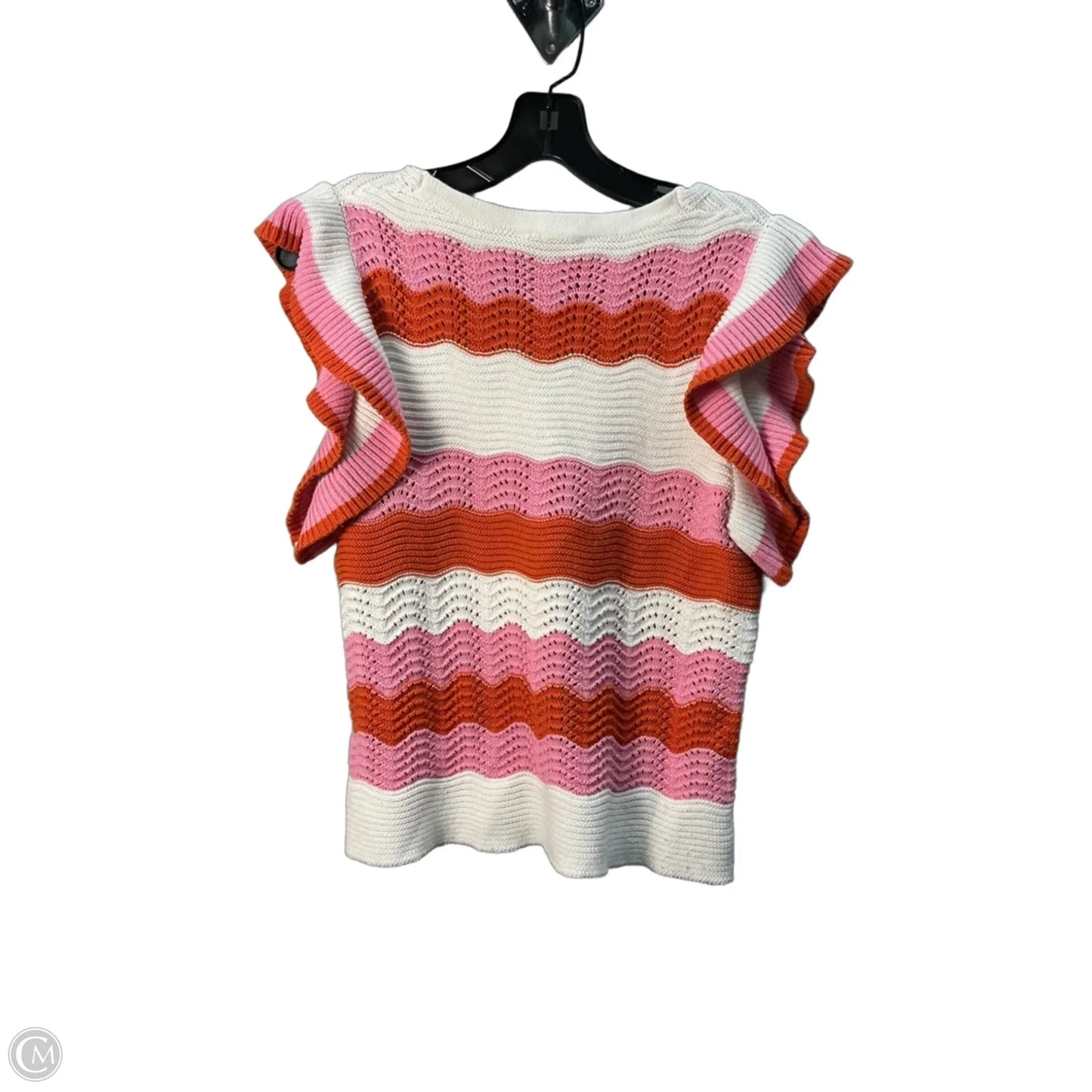 Top Sleeveless By Thml In Orange & Pink, Size: S