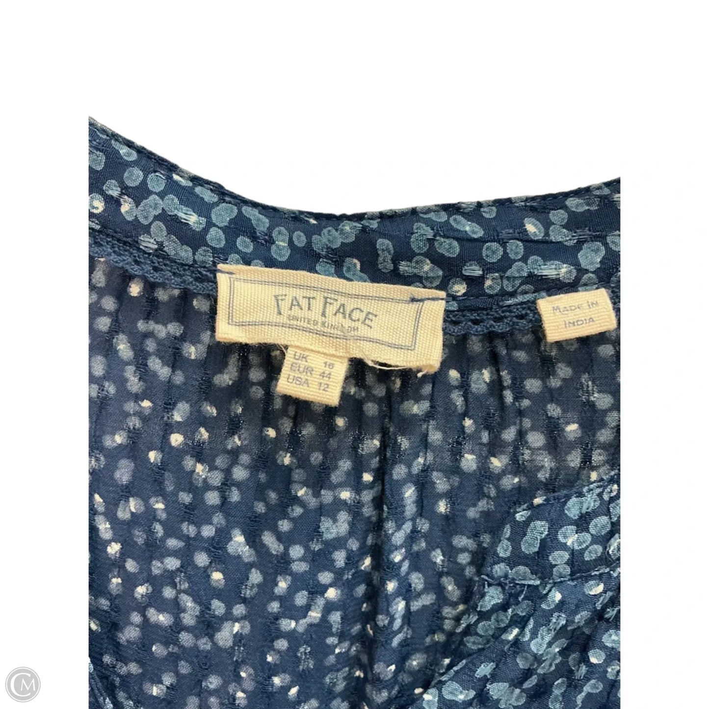 Dress Casual Maxi By Fatface In Blue, Size: L