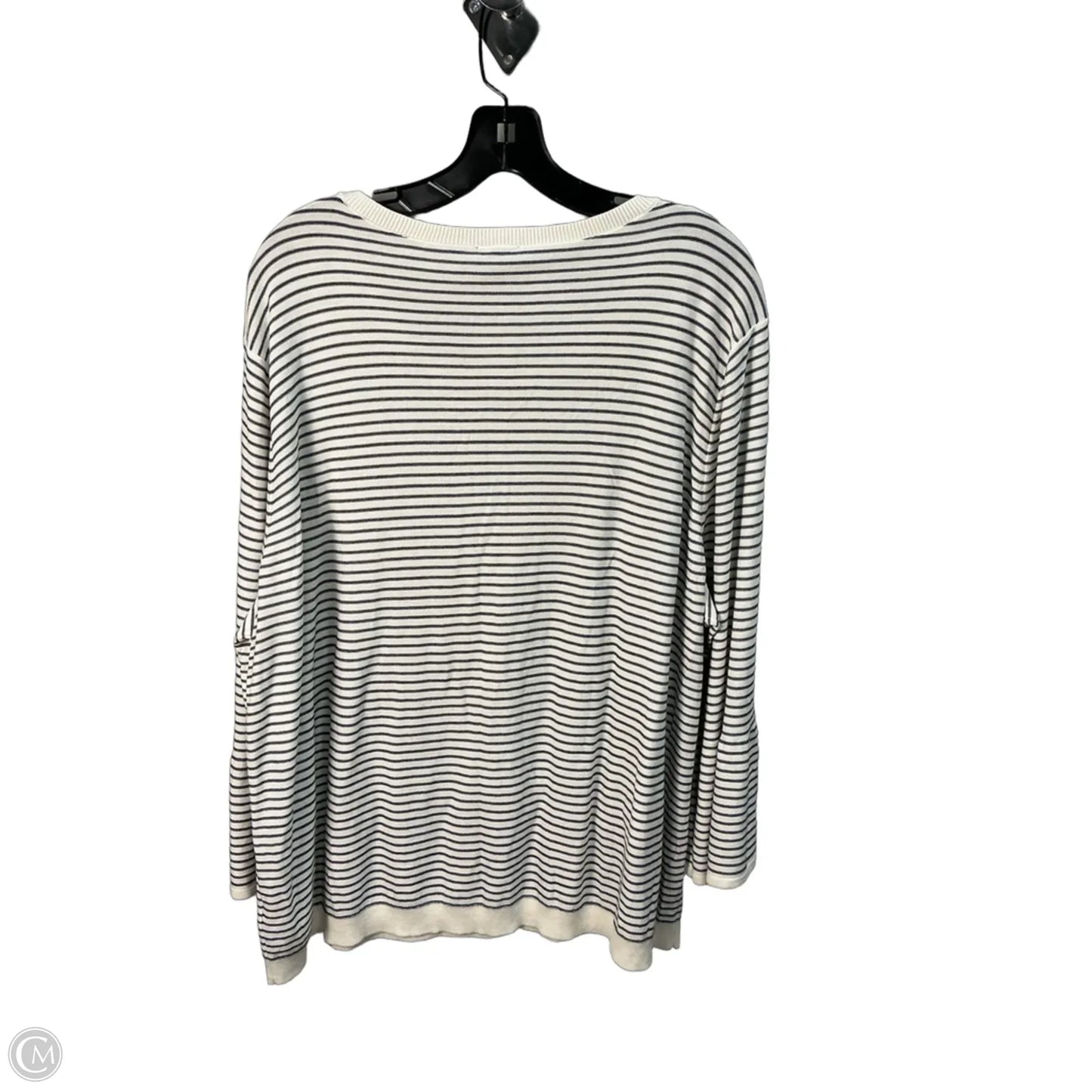 Top Long Sleeve By Talbots In White, Size: 26