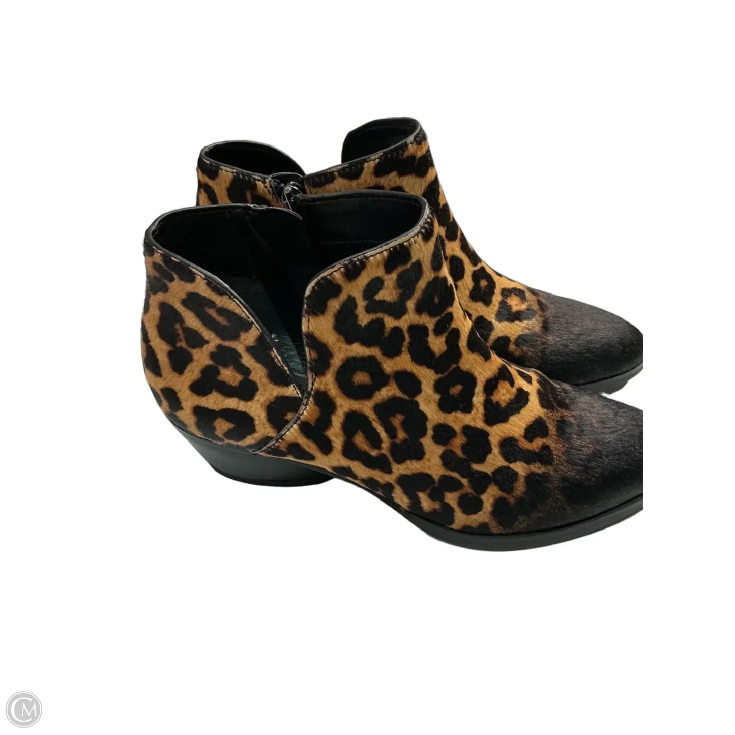 Boots Ankle Heels By Franco Sarto In Animal Print, Size: 6