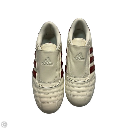 Shoes Sneakers By Adidas In Cream & Red, Size: 8