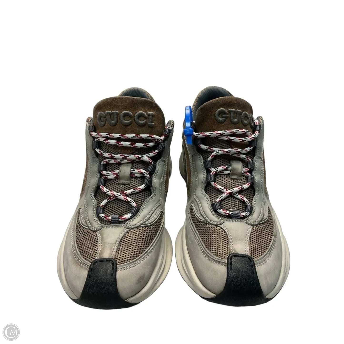 Shoes Luxury Designer By Gucci In Brown, Size: 8