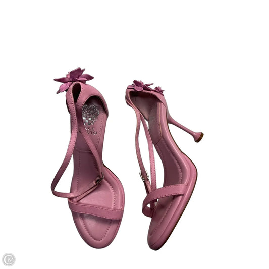 Sandals Heels Stiletto By Vince Camuto In Pink, Size: 9.5