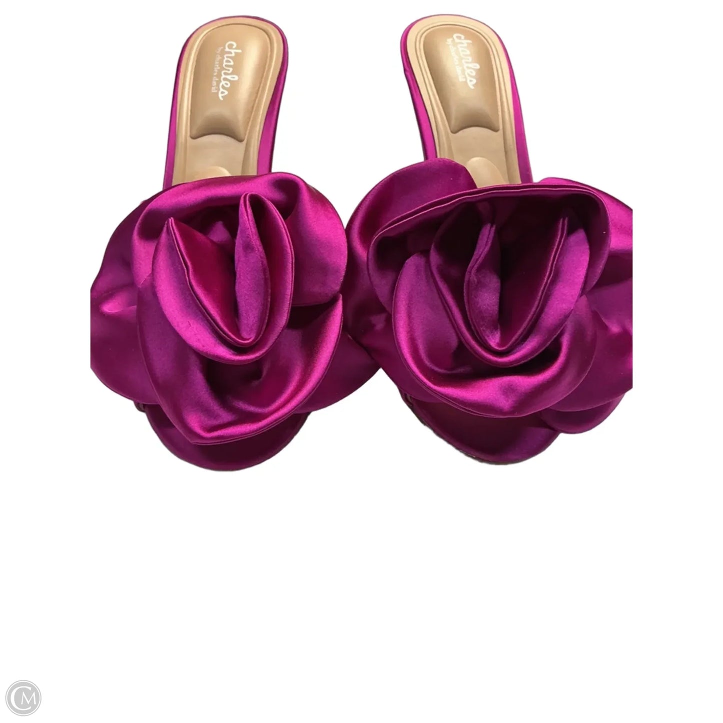 Sandals Heels Stiletto By Charles By Charles David In Purple, Size: 9.5