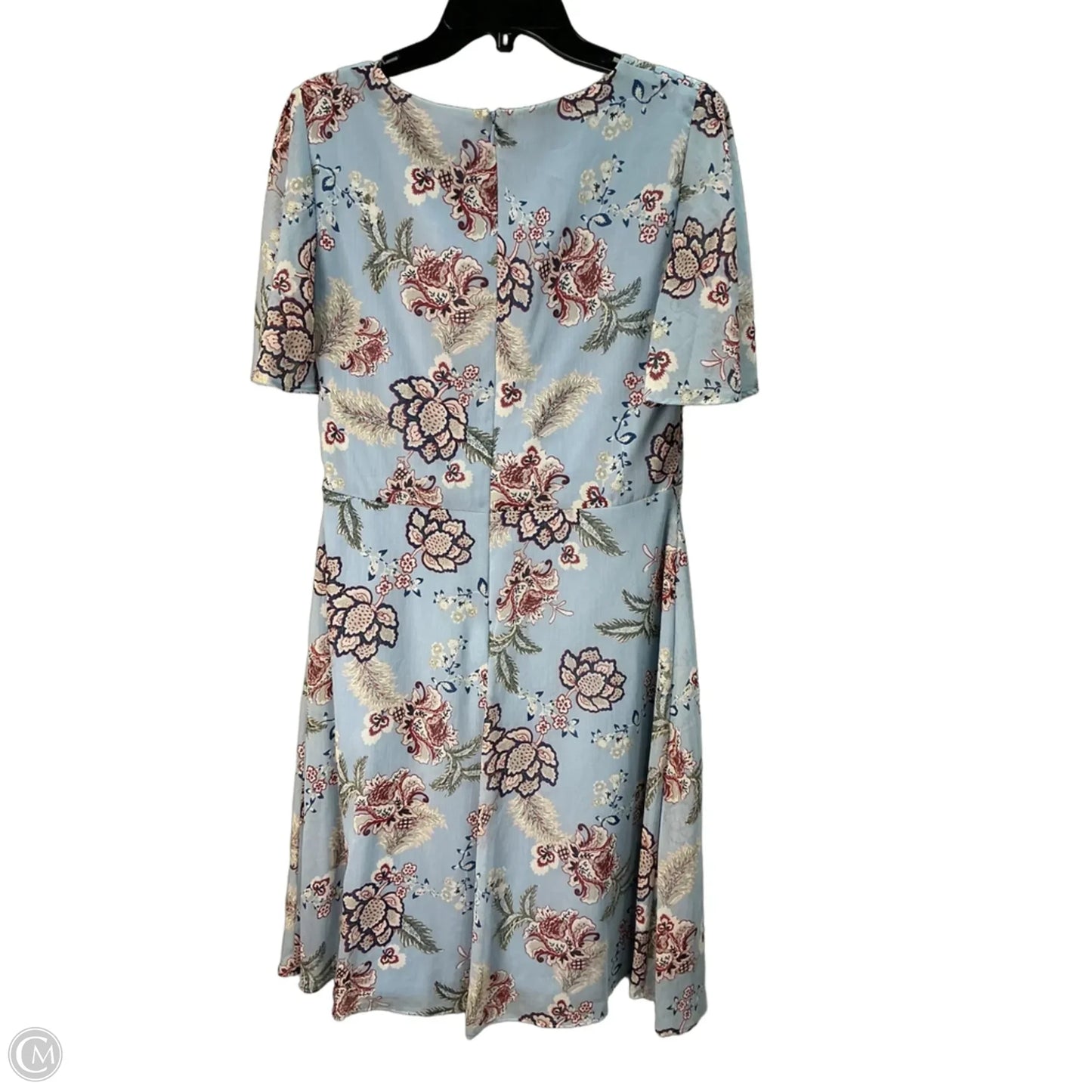 Dress Casual Midi By Lauren By Ralph Lauren In Blue, Size: M