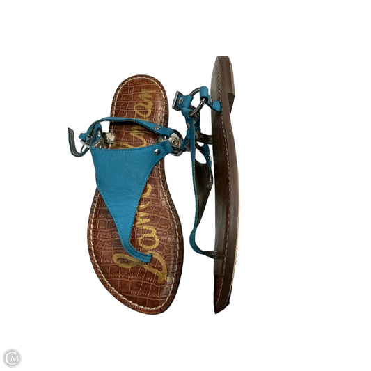 Sandals Flats By Sam Edelman In Blue, Size: 7