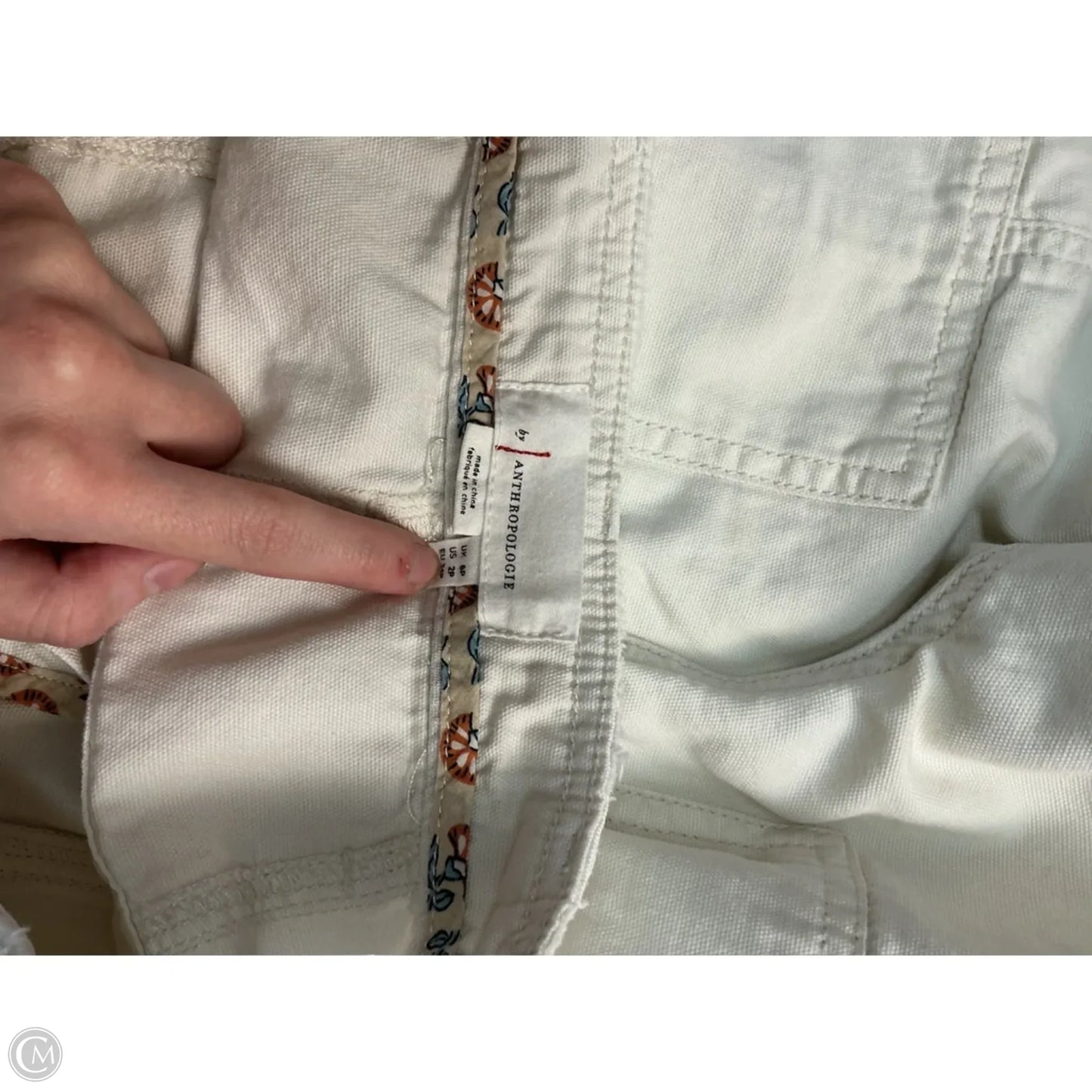 Pants Cargo & Utility By Anthropologie In Cream, Size: 2