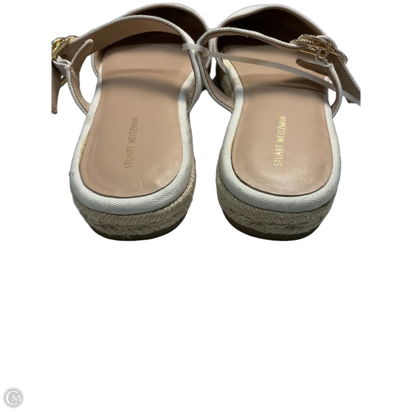 Shoes Designer By Stuart Weitzman In White, Size: 9.5