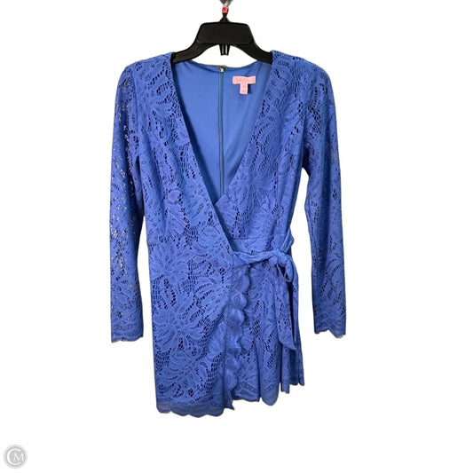 Romper Designer By Lilly Pulitzer In Blue, Size: Xs