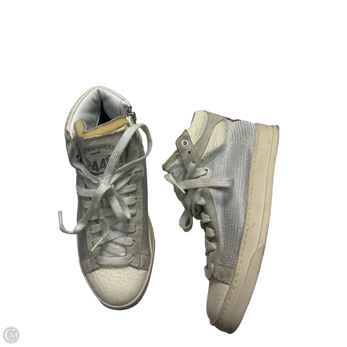 Shoes Sneakers By P448 In Cream, Size: 10