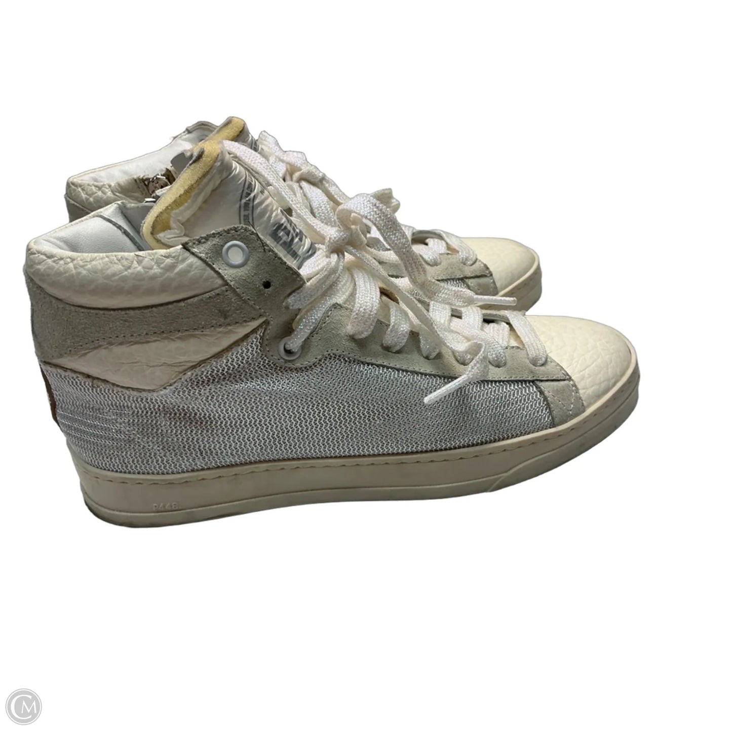 Shoes Sneakers By P448 In Cream, Size: 10