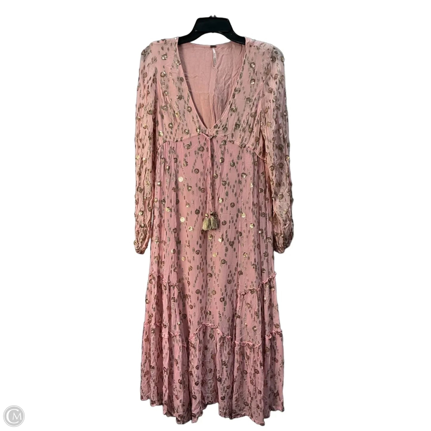 Dress Casual Maxi By Free People In Pink, Size: Xs